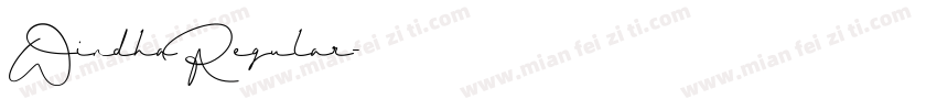 Windha Regular字体转换